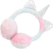[MOBUTOFU] Children's Winter Earmuff Comfortable Plush Ear Warmer Unicorn Horns Fashion and Protective