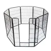 YES4PETS 120 cm Heavy Duty Pet Dog Cat Rabbit Exercise Playpen Puppy Rabbit Fence