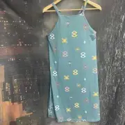 NWT Patagonia Teal Built In Shelf Bra Tank Hiking Outdoors Sleeveless Dress