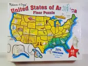 Melissa & Doug United States of America Floor Puzzle 48 Pieces