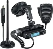 Oricom UHF310PNP Plug and Play 5 Watt UHF CB Radio Pack - Micro UHF CB Radio (UHF310); Heavy Duty Microphone; Microphone mounting Bracket, Plug Play Kit, Flip Screen Function, Backlit Display