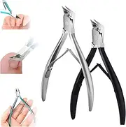 Outfany Easy Clip, Straight Blade Toenail Clipper, Long Handle Toenail Clipper, Toenail for Thick Ingrown Nails, Toenail Clipper for Ingrown Toenails(2b)