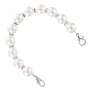 Pearl Bead Handle DIY Pearl Handle Replacement Chain Straps Bag Chain Handbag