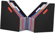STOBOK Ccordion File Folder Organizer 2pcs Small Accordion Folders Home Office School Travel