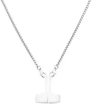 Airpod Strap Necklace Holder Magnetic, Anti-Lost Stainless Steel Lanyard Cord for Neck Compatible with AirPods 1/2/Pro (Silver Chain)