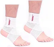 (1 Pair) Ankle Support Breathable Ankle Foot Brace Compression Wrap Sports Bandage Strap for Running Basketball Ankle Sprain Men Women Running Basketball Football Volleyball