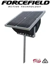 Forcefield 5km 0.5J Output Solar Electric Fence Energiser Self Contained Charger