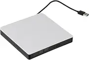 jojofuny Portable DVD Drive USB 3.0 External for Laptops Cd/DVD ROM Writer Rewriter Burner Compatible Desktops Tvs Energy Saving
