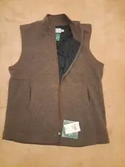 Schoffel Aerobloc Ladies Lambswool Gilet Fleece Mole brown UK 20 NEW With Tags