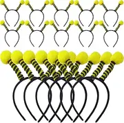 TIHOOD 14PCS Bee Tentacle Headbands Bee Hair Bands Hair Hoop for Women Girls Halloween Christmas Party Supplies