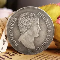 在飛比找樂天市場購物網優惠-法國拿破侖5法郎銀幣 歐洲硬幣外國錢幣仿古銀元世界人物硬幣鑒