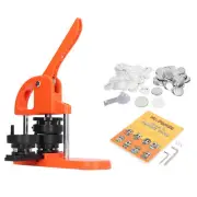 New Button Making Machine DIY Badge Pin Press Kit with 100 Sets of Badge Parts