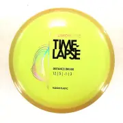 DISC GOLF AXIOM FISSION TIME-LAPSE DISTANCE DRIVER 166g NEON W/ SWIRL RIM