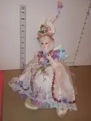 Cynthia Rowley Easter Elf Bunny Shelf Sitter Doll 18" Tabletop Spring Home Decor