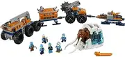 LEGO City Arctic Mobile Exploration Base 60195 Building Kit, Snowmobile Toy and Rescue Game