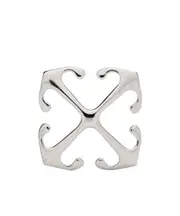 Off-White Arrow Mono Push-Lock Fastened Earring One size