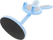 Mobile Phone Holder Cell Phone Multi-Function Phone Stand Phone Stand for Desk Cute Bunny Display Stand Telephone Stand Rabbit Phone Holder Rabbit Mobile Phone Stand Plastic Blue