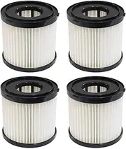 [PUREBURG] A32VC05 A32RF08 Replacement Wet/Dry Vacuum Filters Compatible with RYOBI P3240 PCL733 PCL734 18V ONE+ 3 Gal. Project Wet/Dry Vacuums. Part : A32VC05 A32RF08,4-Pack