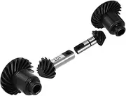 INJORA 12T/22T Overdrive Gear and 24T/10T Underdrive Alloy Steel Spiral Gear Set for 1/18 RC Crawler Car TRX4M Upgrade