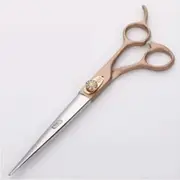 Professional 7.0 7.5 8.0 Inch Pet Dog Grooming Scissors Dog Scissors Cutting Straight Shears