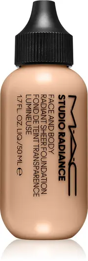 [Mac cosmetics] Mac Studio Radiance Radiant Sheer Face & Body Foundation 50ml N1