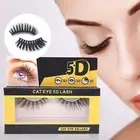 1 Pair Fake Eyelash Reusable Universal Messy Cross Fake Eyelash Clearly Visible