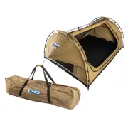 Adventure Kings Double Swag Dome Tent Camping Hiking 70mm Mattress Polyester Bag