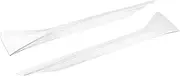 FUWKAIZS Front Fog Light Cover Trim Strips Autobots Modify Compatible for BMW X1 F48 2020-2022 Chrome(Matte Silvery)