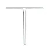 Scooter T-Bar White Powder-Coated Steel 500 x 515mm