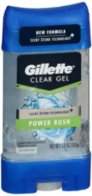 Gillette Antiperspirant/Deodorant Clear Gel Power Rush 3.8 OZ
