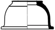 Ohno Rubber Industries OHNO DC-1699 Ball Joint Cover (Lower) Dust Cover Boots
