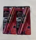 2 Maybelline The Falsies Push Up Drama Mascara Sealed 304 Blackest Black