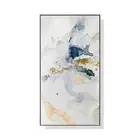 NNEDSZ Wall Art 50cmx100cm Abstract Watercolour Style Black Frame Canvas