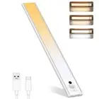 40CM hUnder Cabinet Lights172 LED Rechargeable Motion Sensor/Hand Wave(3 Packs)