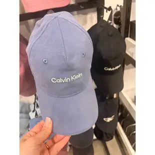 Calvin Klein 代購 大CK經典logo 刺繡CK字樣 鴨舌帽 棒球帽 遮陽帽 登山帽 帽子 休閒帽