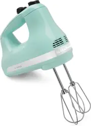 Batidora de mano ultra potente 5 velocidades, KHM512, azul hielo
