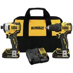 【特價商品】美國🇺🇲 DEWALT 得偉 德偉 20V MAX精實系列無刷電鑽衝擊起子組 DCK278C2