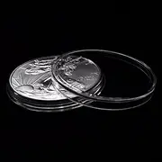 100 Guardhouse 40mm Airtight Coin Capsules for American Silver Eagle Liberty Coin