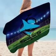 NRL New Cronulla Sharks Rugby League Beach / Bath Towel