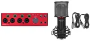 Focusrite Clarett+ 4Pre USB-C Audio Recording Interface JFET/ADAT+Microphone