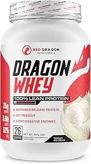 Red Dragon Nutritionals Dragon Whey Protein 907 g, Vanilla Ice Cream