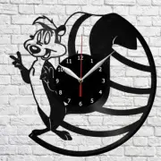 Pepe le Pew Vinyl Record Wall Clock Home Fan Art Decor 12'' 30 cm 7204