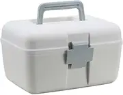 Ｂｅｓｇａ Medicine Storage Box, First Aid Case Bin Multi Layer Medicine Container Organizer for Sewing, Hiking, Vehicle, Household