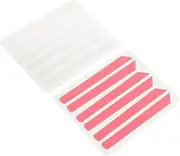LOORGVEL 2pcs Eyelash Perming Silicone Pads Kit Self Adhesive Eyelash Lifting Rods for Quick and Easy Curling Reusable and User Friendly Design Pink and White