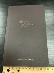 Brown Book Block Notes Patek Philippe Reference 7300 TWENTY-4 Automatic