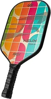 2024 SLK Helix Pro Pickleball Paddle | Carbon Fiber & Fiberglass Hybrid Face | Thermoformed Carbon Fiber Core | Unmatched Control