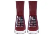 So Laque Ultra Shine - 22 Rouge Diva by Bourjois for Women - 0.3 oz Nail Polish - Pack of 2