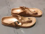 Birkenstock EVA Gizeh - Metallic Copper - S Size 10-10.5- 1001506 See Descriptio