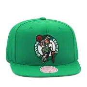 Mitchell & Ness Boston Celtics Team Ground 2.0 Snapback Hat - Green