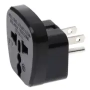 Universal EU UK AU to US USA Canada AC travel power plug adapter converter-B f8